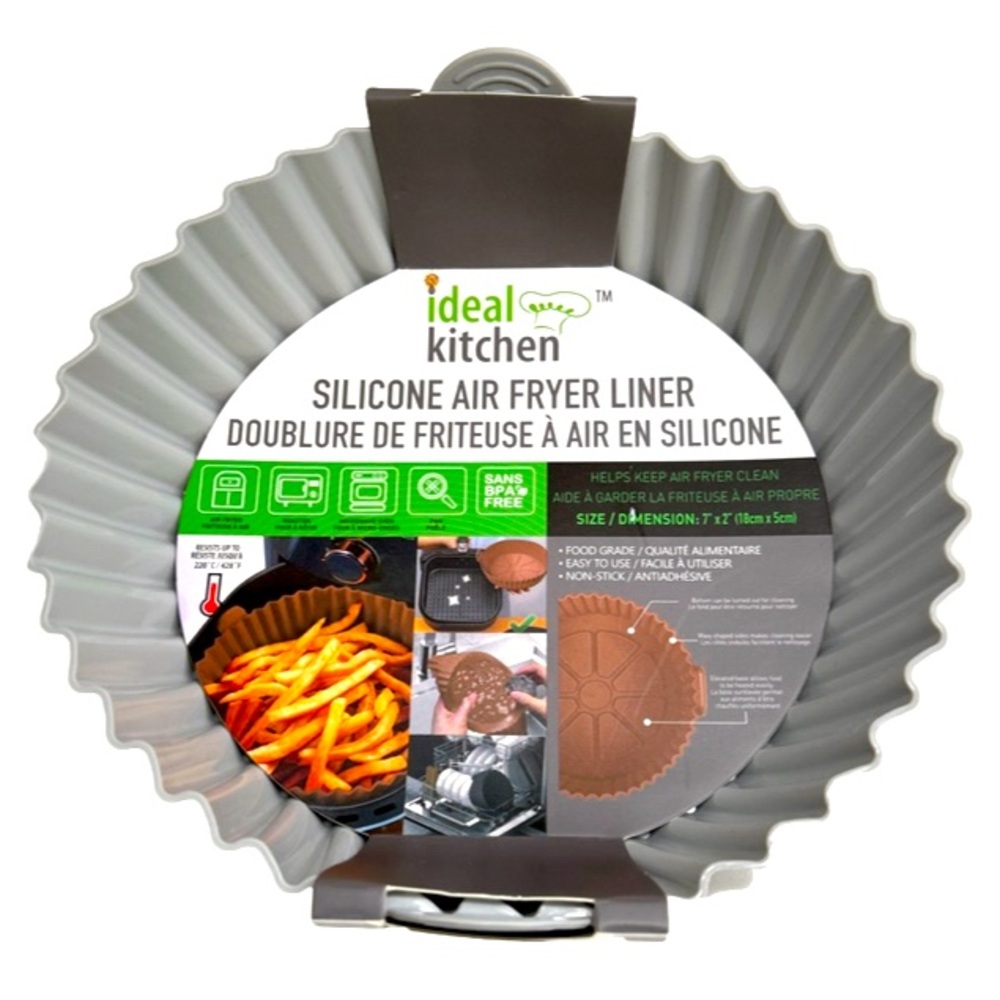 💕 Silicone 7” Air Fryer Liner Food Grade Non Stick BPA Free New In Package - Picture 10 of 11